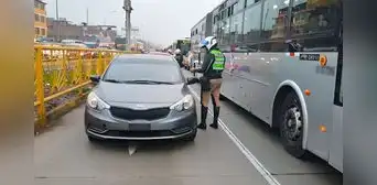 ATU: Estas son las multas que recibirán conductores por invadir carril del Metropolitano este 2025