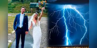 Un rayo mata a recién casado en su luna de miel en Florida pese a que tormenta estuvo a km de la playa: "Extremadamente raro"