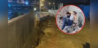 Mujer embarazada cae a zanja de 6 metros sin señalizar en Villa El Salvador y se rompe ambas piernas Mujer embarazada cae a zanja de 6 metros sin señalizar en Villa El Salvador y se rompe ambas piernas