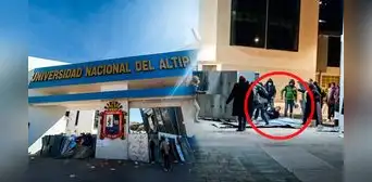 Violenta toma en la UNA Puno: estudiante queda herida tras caerle un estante metálico encima