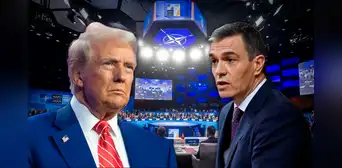 Trump amenaza a España con hacerlos "pagar el doble" por negarse a gastar el 5% de defensa en la OTAN Trump amenaza a España con hacerlos "pagar el doble" por negarse a gastar el 5% de defensa en la OTAN