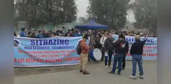 Trabajadores de refinería de zinc en Cajamarquilla inician huelga por aumentos salariales Trabajadores de refinería de zinc en Cajamarquilla inician huelga por aumentos salariales