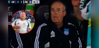 DT de Christian Cueva quedó boquiabierto tras empate a último minuto que deja a Emelec en zona de descenso DT de Christian Cueva quedó boquiabierto tras empate a último minuto que deja a Emelec en zona de descenso