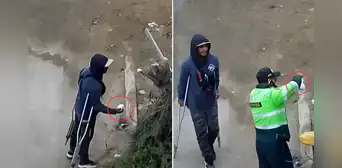 PNP detiene a hombre en muletas que vendía drogas en barrio de Ventanilla: fue captado por cámaras de seguridad