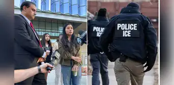 ICE detiene a ciudadana estadounidense en Los Ángeles y la acusa de obstrucción: "Si alguien toca a un agente, será procesado"