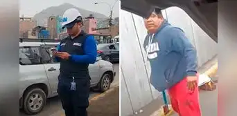 Chofer destroza su auto con una comba para evitar intervención de ATU: tenía más de S/200.000 en papeletas
