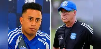 ¡Christian Cueva se quedó sin DT! Jorge Célico fue despedido de Emelec por WhatsApp y apunta: "Realmente vergonzoso"