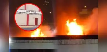 Voraz incendio se registra en centro juvenil Maranguita: ocho unidades de bomberos atienden la emergencia Voraz incendio se registra en centro juvenil Maranguita: ocho unidades de bomberos atienden la emergencia