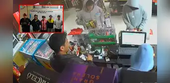 Cámaras captan asalto a minimarket en Trujillo: Policía retiene a 4 adolescentes involucrados Cámaras captan asalto a minimarket en Trujillo: Policía retiene a 4 adolescentes involucrados