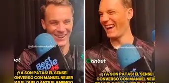 Silvio Valencia se hizo 'amigo' de Manuel Neuer: compartieron risas tras curiosa pregunta sobre jugadores peruanos Silvio Valencia se hizo 'amigo' de Manuel Neuer: compartieron risas tras curiosa pregunta sobre jugadores peruanos