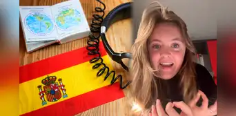 Una joven estadounidense intenta aprender español en España y su reacción lo dice todo: “¿Esto qué quiere decir?” Una joven estadounidense intenta aprender español en España y su reacción lo dice todo: “¿Esto qué quiere decir?”