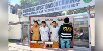 Trujillo: detienen a presuntos integrantes de banda criminal 'La Cruz Verde' con municiones, explosivos y stickers extorsivos Trujillo: detienen a presuntos integrantes de banda criminal 'La Cruz Verde' con municiones, explosivos y stickers extorsivos