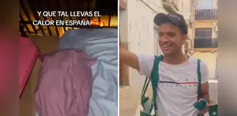 Colombiano se ve obligado a dormir en el balcón debido a la ola de calor en España: "Hay que tomar medidas alternas" Colombiano se ve obligado a dormir en el balcón debido a la ola de calor en España: "Hay que tomar medidas alternas"