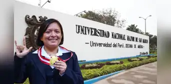 Karin Quijada, la primera mujer egresada de la UNMSM con discapacidad auditiva en obtener un doctorado en Perú Karin Quijada, la primera mujer egresada de la UNMSM con discapacidad auditiva en obtener un doctorado en Perú