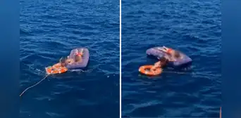 Niño de 5 años y su abuela sobreviven tras ser arrastrados 4 kilómetros mar adentro en Nápoles, Italia