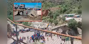 Cusco: mineros informales mantienen bloqueo del Corredor Vial Sur en Chumbivilcas Cusco: mineros informales mantienen bloqueo del Corredor Vial Sur en Chumbivilcas