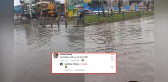 Vecino de VMT compara aniegos por lluvias con paseo turístico en Europa: "Cómo olvidar mi paso por Venecia"