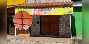 Delincuentes roban artefactos y dinero en efectivo de pollería en pleno centro de Iquitos