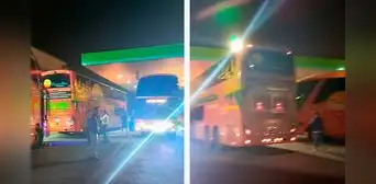 Pasajero baja de bus interprovincial para ir al baño, pero al regresar ve que todos los carros son iguales: "¡Qué difícil me la pusiste!"