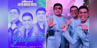 Grupo 5 dará un concierto en el exclusivo festival organizado por Billboard en Miami