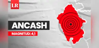 Temblor de magnitud 4,1 se sintió en Áncash hoy, según IGP Temblor de magnitud 4,1 se sintió en Áncash hoy, según IGP
