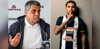 Álvaro Barco y su contundente respuesta sobre llegada de Sergio Peña a Alianza Lima para la Liga 1: "No me preocupa" Álvaro Barco y su contundente respuesta sobre llegada de Sergio Peña a Alianza Lima para la Liga 1: "No me preocupa"