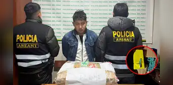 Cae joven con 20 paquetes de cocaína en Puno: lo transportaba en ómnibus con destino a Bolivia