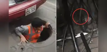 Caen sujetos disfrazados de técnicos de telefonía que robaban cables de buzones en El Agustino Caen sujetos disfrazados de técnicos de telefonía que robaban cables de buzones en El Agustino