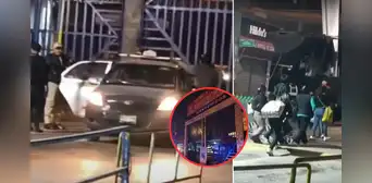 Balean fachada del mercado Mega Unicachi de Los Olivos y vigilante resulta herido Balean fachada del mercado Mega Unicachi de Los Olivos y vigilante resulta herido