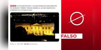 La Casa Blanca no se tiñó de amarillo en la víspera del Día de la Independencia de EEUU: foto es de 2021