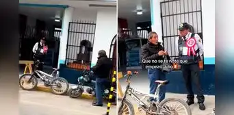 Trabajador de seguridad sorprende con peculiar tamaño de escarapela por Fiestas Patrias: “Lleva a todo el Perú en el pecho” Trabajador de seguridad sorprende con peculiar tamaño de escarapela por Fiestas Patrias: “Lleva a todo el Perú en el pecho”