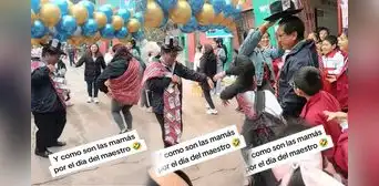 'Al estilo Huancayo': mamis peruanas sorprenden a profesor por el Día del Maestro y desatan furor en redes sociales 'Al estilo Huancayo': mamis peruanas sorprenden a profesor por el Día del Maestro y desatan furor en redes sociales