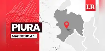 Temblor de magnitud 4,1 se sintió en Piura hoy, según IGP Temblor de magnitud 4,1 se sintió en Piura hoy, según IGP