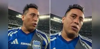Christian Cueva se mostró aliviado tras primer triunfo con Emelec y salir de zona de descenso: "Lo necesitábamos"