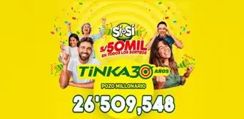 Resultados de La Tinka HOY domingo 6 de julio: revisa los últimos números ganadores, premios y el Pozo Millonario Resultados de La Tinka HOY domingo 6 de julio: revisa los últimos números ganadores, premios y el Pozo Millonario