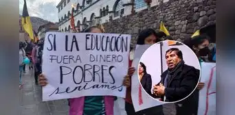 Maestros del Cusco: “Dina Boluarte se sube el sueldo pero a nosotros nos niegan una pensión justa” Maestros del Cusco: “Dina Boluarte se sube el sueldo pero a nosotros nos niegan una pensión justa”