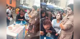 Vendedor en Lima convence a clientas de aplicarse concha de nácar y las redes estallan: “Parecen mimos”