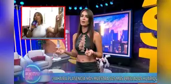 La insólita reacción de Laura Spoya tras ver a Yahaira Plasencia como reportera en ‘Al sexto día’: “¿Qué hace la exconductora?”