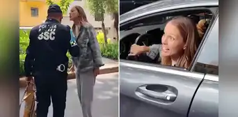 “Lady Racista”: modelo argentina causa indignación por lanzar insultos discriminatorios a la Policía de México