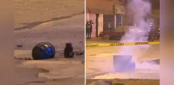Dejan granada de guerra cerca a la sede del Poder Judicial en Independencia: así fue la explosión Dejan granada de guerra cerca a la sede del Poder Judicial en Independencia: así fue la explosión