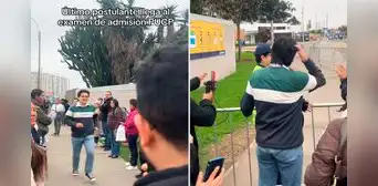 Postulante llega tarde a examen de admisión de la PUCP, padres apoyan para que lo dejen ingresar y redes bromean: “En la UNMSM no pasa eso” Postulante llega tarde a examen de admisión de la PUCP, padres apoyan para que lo dejen ingresar y redes bromean: “En la UNMSM no pasa eso”