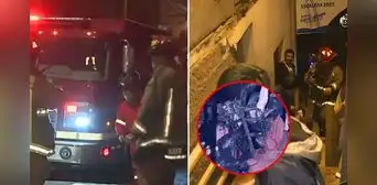 Fuerte incendio consume viviendas en cerro de La Victoria y causa pánico: Bomberos no podían ingresar por los pasajes angostos