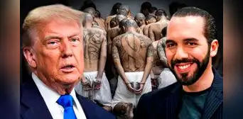 Gobierno de Trump tiene control total de los inmigrantes deportados de EEUU a la prisión de Bukele, según El Salvador