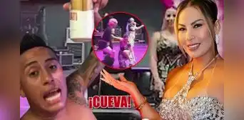 Pamela López vivió momentos incómodos en evento: se cayó en el escenario y el público le recordó a Christian Cueva