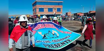 Cusco: mineros artesanales marchan a Lima para exigir formalización: "Nos tratan como delincuentes" Cusco: mineros artesanales marchan a Lima para exigir formalización: "Nos tratan como delincuentes"