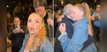 Johanna San Miguel sorprende al bailar con adultos mayores en el Parque Kennedy y redes bromean: "Ensure y colágeno" Johanna San Miguel sorprende al bailar con adultos mayores en el Parque Kennedy y redes bromean: "Ensure y colágeno"