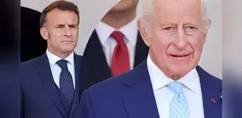 Rey Carlos III causa alarma por ojo inyectado de sangre en reunión con Macron: Buckingham aclara estado de salud Rey Carlos III causa alarma por ojo inyectado de sangre en reunión con Macron: Buckingham aclara estado de salud
