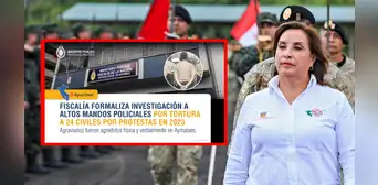 Fiscalía investiga a ex altos mandos de la PNP por presunta tortura durante las protestas contra Dina Boluarte Fiscalía investiga a ex altos mandos de la PNP por presunta tortura durante las protestas contra Dina Boluarte