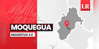 Temblor de magnitud 4,0 se sintió en Moquegua hoy, según IGP
