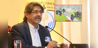 Carlincatura ironiza el doble discurso del alcalde de Miraflores ante acoso de grupos extremistas